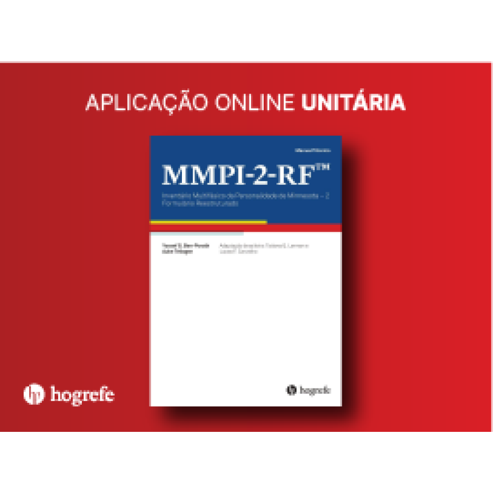 MMPI-2-RF - Inventário Multifásico de Personalidade de Minnesota 2 - Aplicação Online