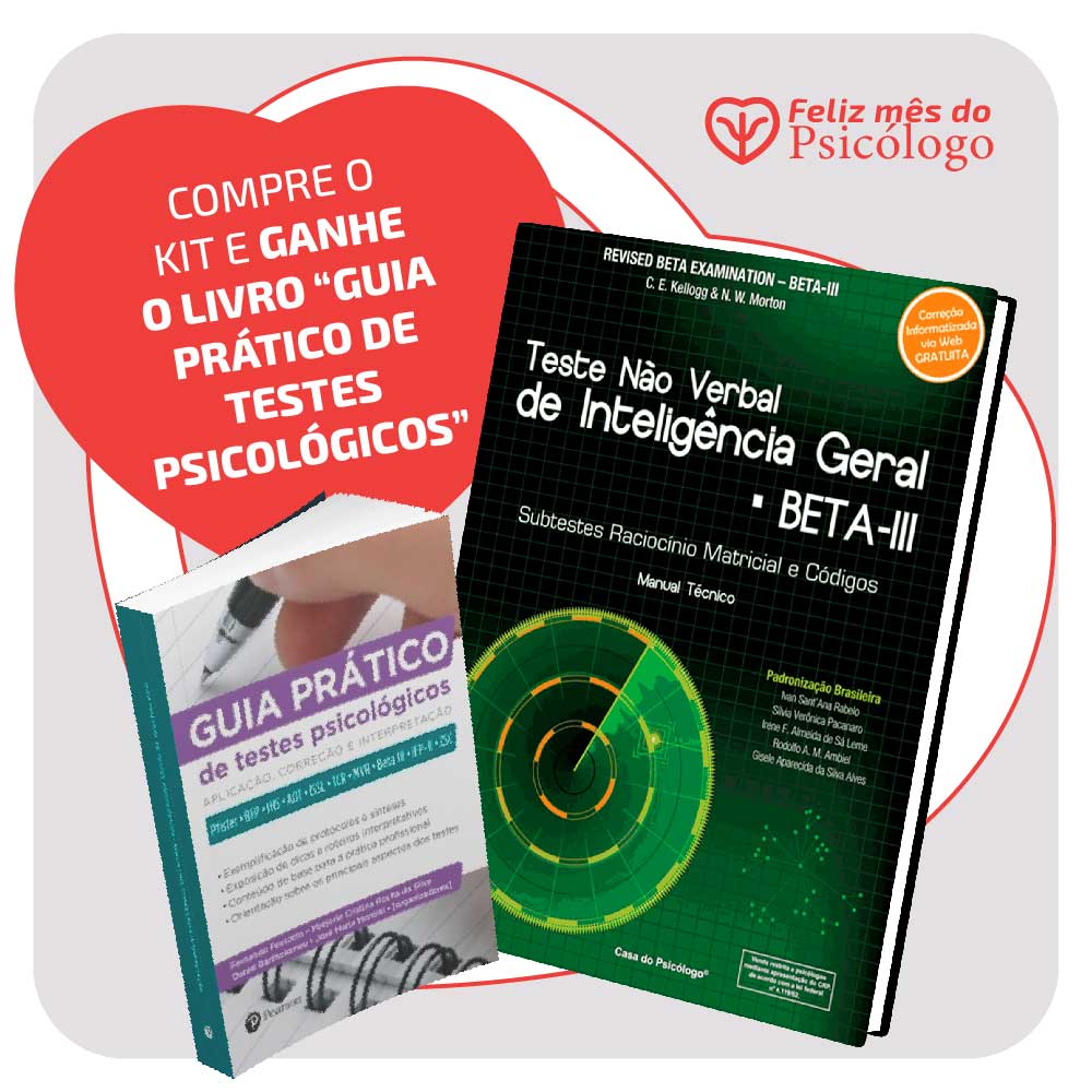BETA III Teste Não Verbal de Inteligência Geral - Kit completo