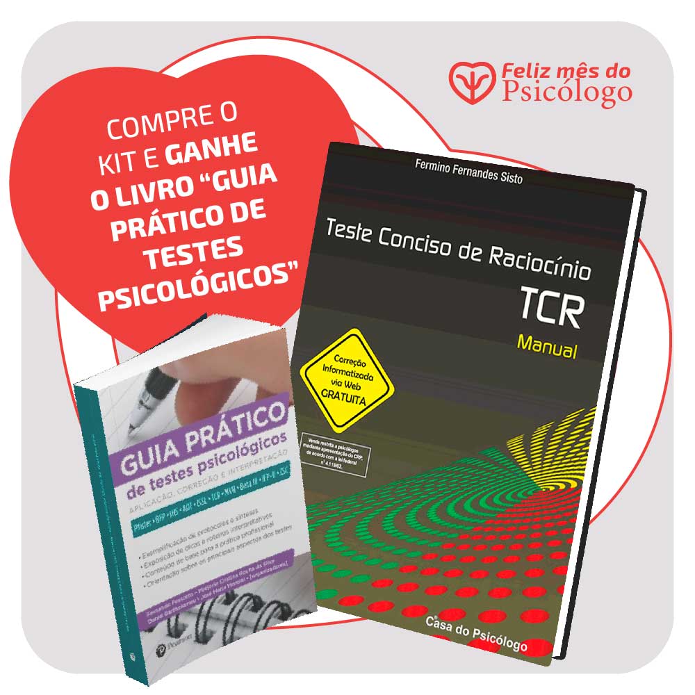 TCR - Teste Conciso de Raciocínio - Kit completo