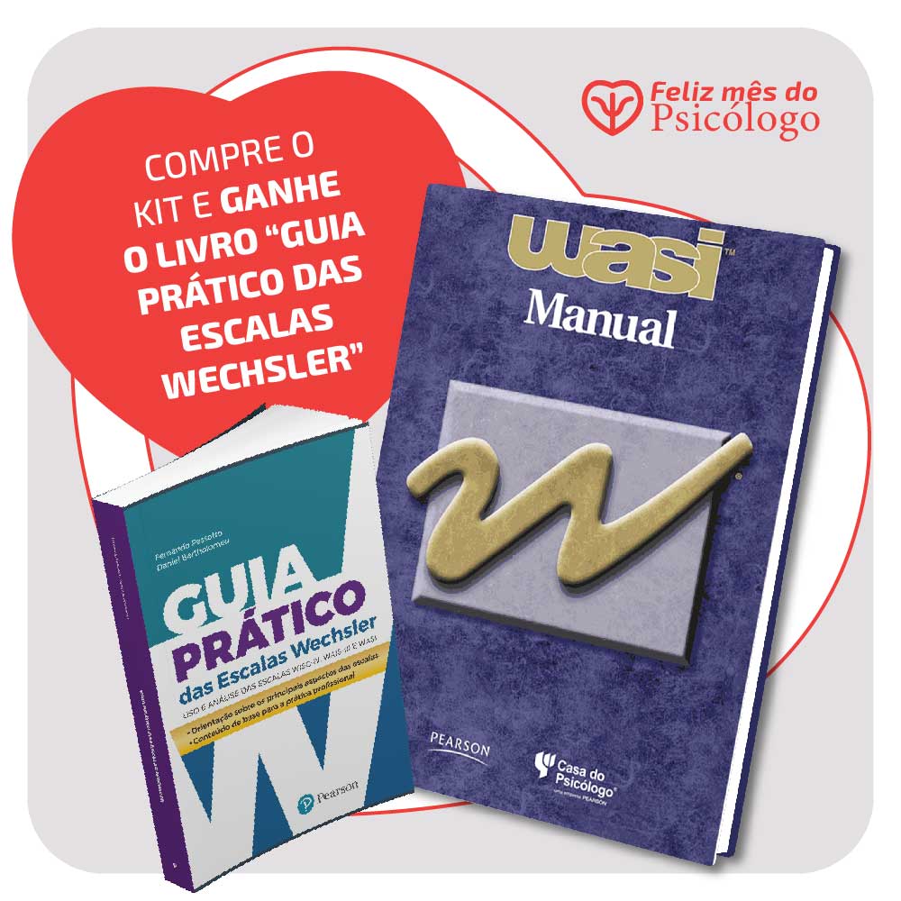 WASI - Escala Wechsler Abreviada de Inteligência - Kit completo