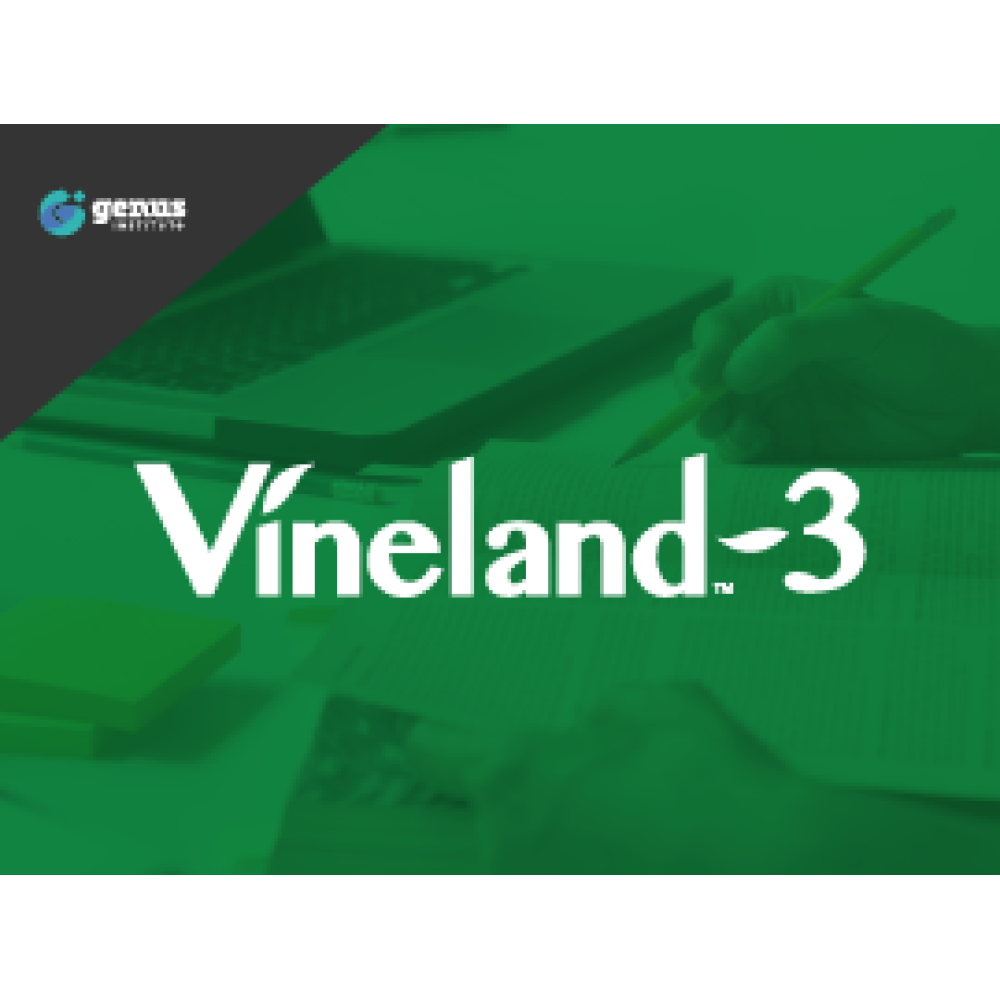 Vineland-3 - Curso 100% EAD 