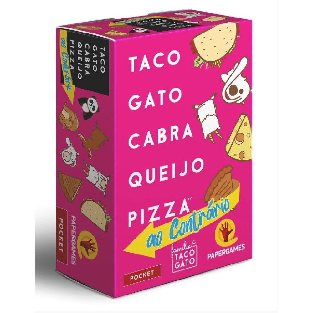 Taco Gato Cabra Queijo Pizza: ao Contrário