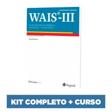 WAIS III - Escala de Inteligência Wechsler para Adultos - Kit completo