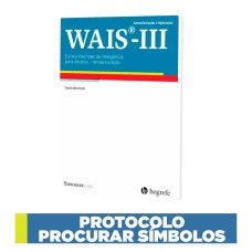 WAIS III - Escala de Inteligência Wechsler para Adultos - Protocolo procurar símbolos 