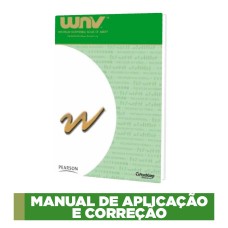 WNV - Escala Wechsler Não Verbal de Inteligência - Manual de aplicação e correção 