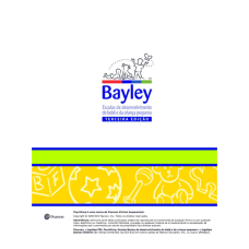 Bayley III - Manual de administração 