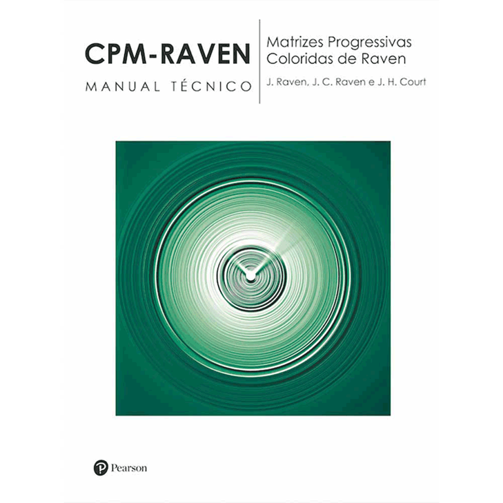 CPM RAVEN - RAVEN INFANTIL - Matrizes Progressivas Coloridas de Raven - Crivo 