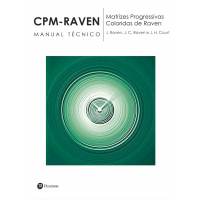 CPM RAVEN - RAVEN INFANTIL - Matrizes Progressivas Coloridas de Raven - Bloco de aplicação (25 Folhas)