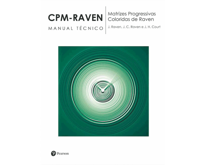 CPM RAVEN - RAVEN INFANTIL - Matrizes Progressivas Coloridas de Raven - Bloco de aplicação (25 Folhas)
