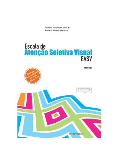 EASV - Escala de Atenção Seletiva Visual - Caderno de aplicação