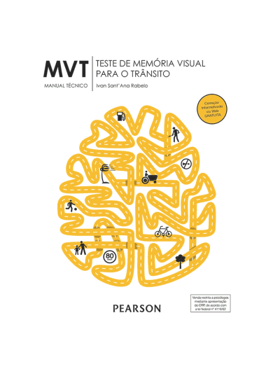 MVT -Teste de Memória Visual para o Trânsito - Caderno de aplicação