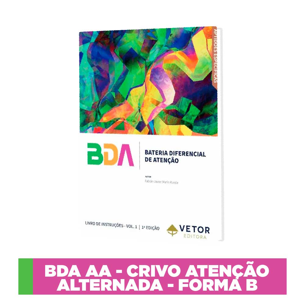 BDA - Bateria Diferencial de Atenção - Crivo Atenção Alternada - Forma B