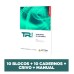 TRI - Teste Rápido De Inteligência - Combo 10 Blocos+Manual e Crivo
