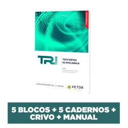 TRI - Teste Rápido De Inteligência - Combo 5 Blocos+Manual e Crivo