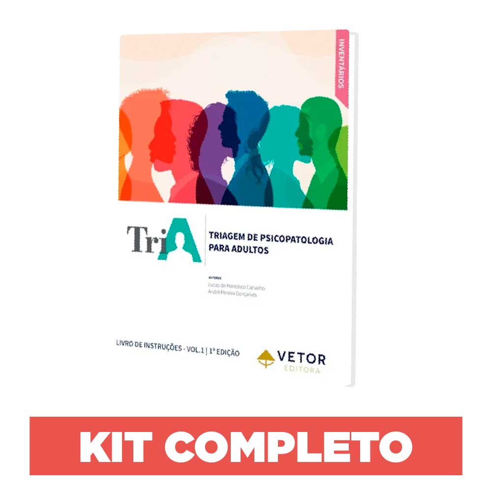 TRIA - Triagem de Psicopatologia para Adultos - Kit Completo 