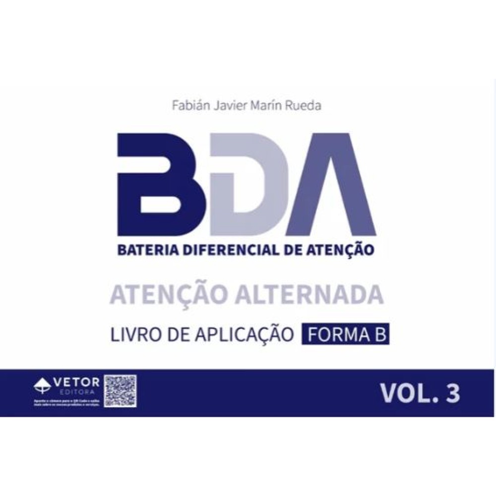 BDA - Bateria Diferencial de Atenção - Atenção Alternada - Forma B - VOL.3