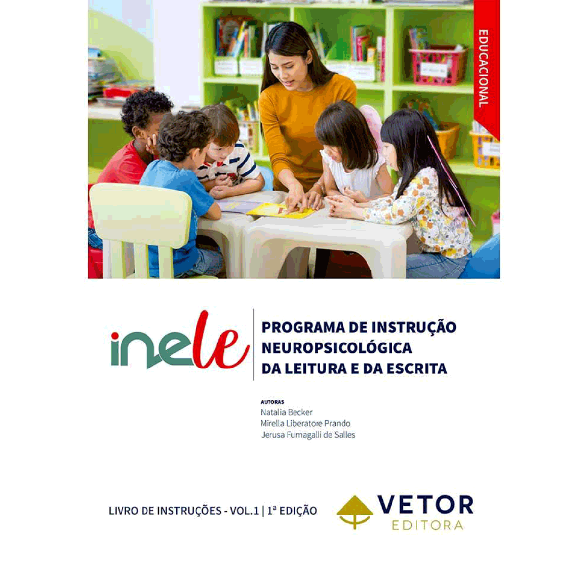 Inele - Programa de Instrução Neuropsicológica da Leitura e da Escrita -  Kit de Cartões-estímulo e Jogos