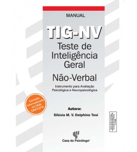 TIG-NV - Teste de inteligência Geral Não-Verbal - Kit