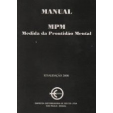 MPM - Medida da Prontidão Mental - Kit 