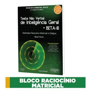 BETA III - Teste Não Verbal de Inteligência Geral - Bloco subteste raciocínio matricial