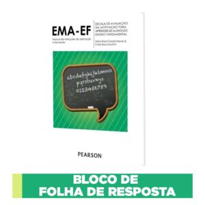 EMA-EF - Escala de Avaliação da Motivação para Aprender de Alunos do Ensino Fundamental - Bloco de aplicação (25 folhas)