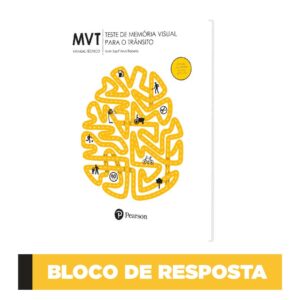 MVT -Teste de Memória Visual para o Trânsito - Bloco de aplicação (25 folhas)