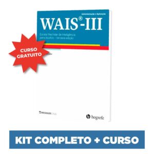 WAIS III - Escala de Inteligência Wechsler para Adultos - Kit completo