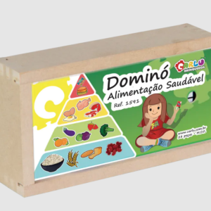 Dominó Alimentação Saudável - MDF