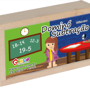 Dominó Subtração - MDF