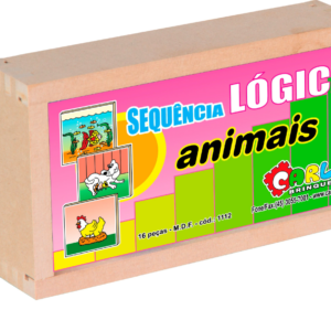 Sequência Lógica - Animais (MDF)