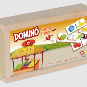 Domino Figuras e Fruta - MDF