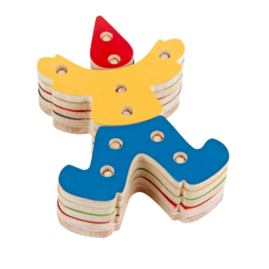 Troque e Encaixe as Cores - Palhaço