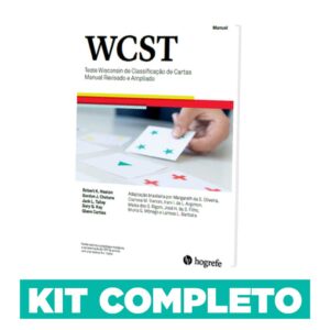 WCST – Teste Wisconsin de Classificação de Cartas - Kit Completo Sem Cartas