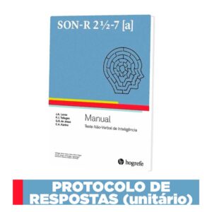 SON-R 2 1/2 - 7 [A] Teste Não Verbal para Avaliação da Inteligência Geral - Folha de resposta (unitário)