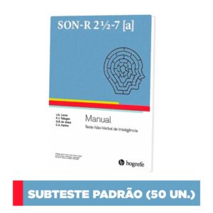 SON-R 2 1/2 - 7 [A] Teste Não Verbal para Avaliação da Inteligência Geral - Caderno Subteste - Padroes