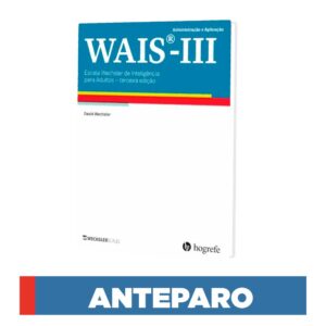 WAIS III - Escala de Inteligência Wechsler para Adultos - Anteparo