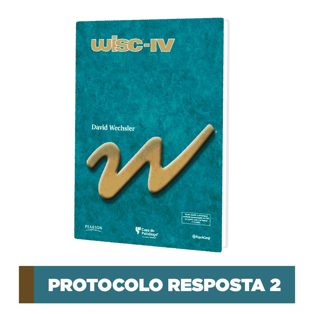 Capas Pearson_WISC Protocolo Resposta 2
