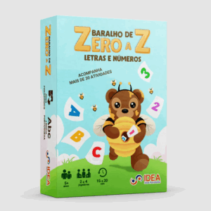 Baralho de Zero a Z – Aprendizado Divertido de Letras e Números
