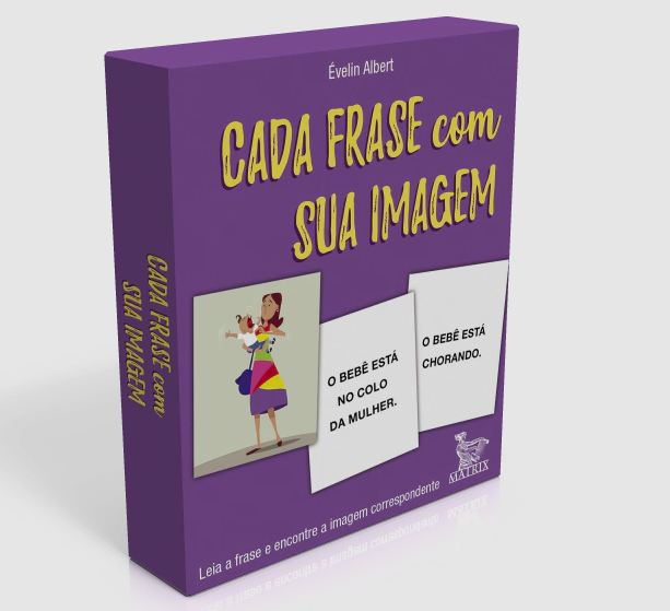 cada frase com sua imagem