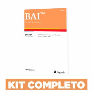 Escalas Beck - BAI - Inventário de Ansiedade de Beck  - Kit completo