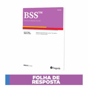 Escalas Beck - BSS - Escala de Ideação Suicida de Beck - Folhas de Resposta (10 unidades)