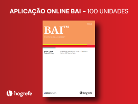 Escalas Beck - BAI - Inventário de Ansiedade de Beck  - Aplicação Online (100 Unidades)