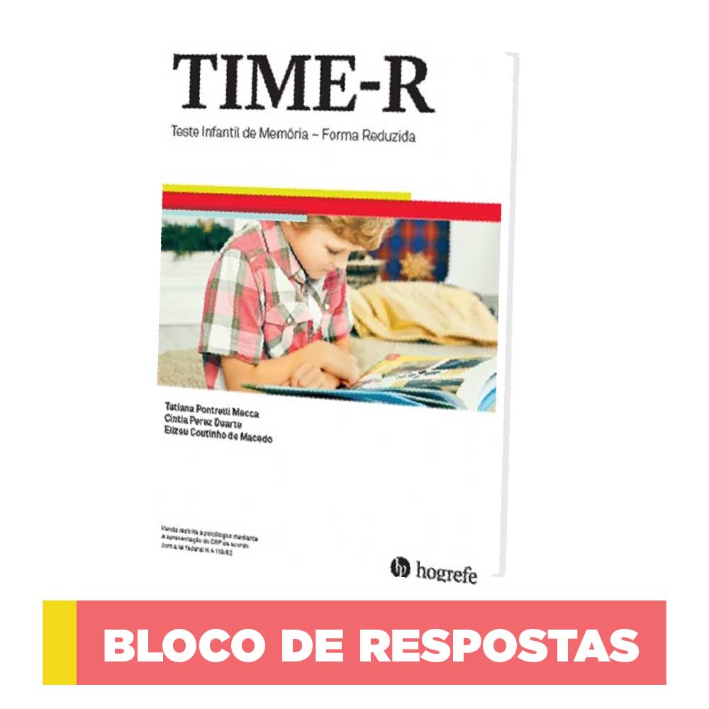 Capas Hogrefe_TIME-R Bloco de Respostas