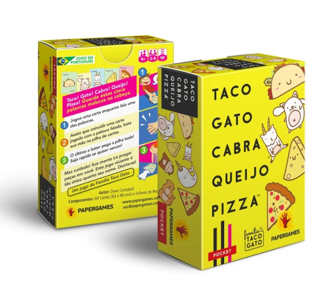 taco gato cabro queijo pizza