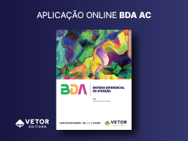 BDA - Bateria Diferencial de Atenção - BDA AC Atenção Concentrada - Aplicação Online