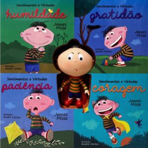 Coleção Sentimentos e Virtudes Com Boneco Edi